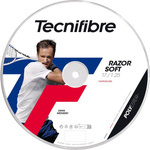 Naciąg tenisowy TECNIFIBRE RAZOR SOFT WHITE / 200M SZPULA