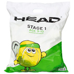 piłki tenisowe HEAD 72B STAGE 1 - GREEN-POLYBAG/ WOREK