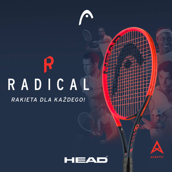 Rakieta tenisowa 2023 HEAD RADICAL PRO (315g) + naciąg + naciąganie