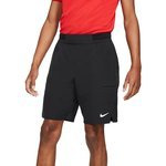 spodenki tenisowe męskie NIKE FLEX  ADVANTAGE SHORT 9IN / czarne