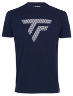 koszulka tenisowa męska TECNIFIBRE TRAINING TEE MARINE