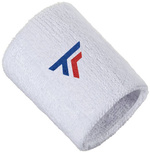 frotka tenisowa TECNIFIBRE WRISTBANDS XL WHITE (1 szt.)