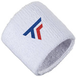 frotki tenisowe TECNIFIBRE WRISTBANDS WHITE (2 szt.)