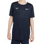 koszulka tenisowa chłopięca NIKE COURT  RAFA TEE JUNIOR granatowa/ a wrost 128-140 wyprzedaż