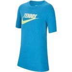 koszulka tenisowa chłopięca NIKE COURT TENNIS  TEE  / CW1538-425/ na wzrost 140cm wyprzedaż