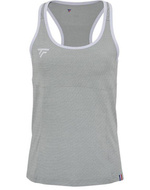 koszulka tenisowa damska Tecnifibre TEAM TANK-TOP SILVER