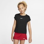 koszulka tenisowa dziewczęca NIKE COURT DRY TOP / CQ5386-010/ na wrost 116-128 wyprzedaż