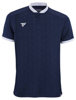 koszulka tenisowa męska TECNIFIBRE POLO TEAM MESH /  granatowa