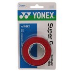 owijka tenisowa YONEX X3 SUPER GRAP RED / AC102EX