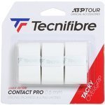 owijki tenisowe TECNIFIBRE PRO CONTACT ATP OVERGRIPS x3 WHITE