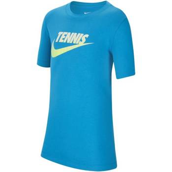 koszulka tenisowa chłopięca NIKE COURT TENNIS  TEE  / CW1538-425/ na wzrost 140cm wyprzedaż