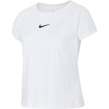 koszulka tenisowa dziewczęca NIKE COURT DRY TOP / CQ5386-100/ na wrost 116-128 wyprzedaż