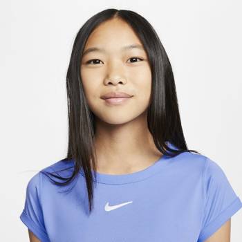 koszulka tenisowa dziewczęca NIKE COURT DRY TOP JUNIOR  / CQ5386-478/ na wrost 116-128 wyprzedaż