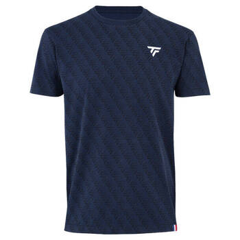 koszulka tenisowa męska TECNIFIBRE GRAPHIC TEE / granatowa