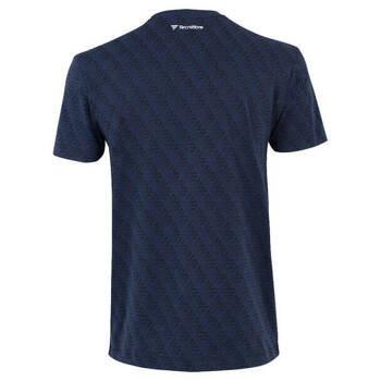 koszulka tenisowa męska TECNIFIBRE GRAPHIC TEE / granatowa