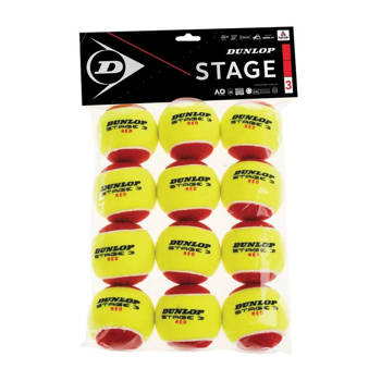 piłki tenisowe DUNLOP STAGE 3 (RED ) X 12 piłek 