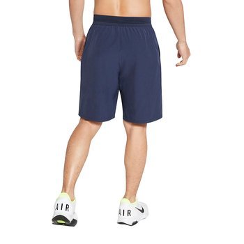 spodenki tenisowe męskie NIKE FLEX  ADVANTAGE SHORT 9IN / granatowe